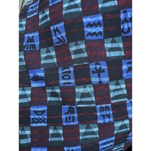 Vintage Grateful Dead Silk Tie Gizeh Seventh Set Blue Green Burgundy Y2K,Symbols